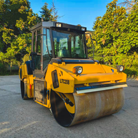 Compacteur routier diesel à double tambour en acier LTC208 de 8 tonnes