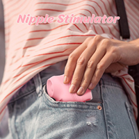 Saugvibrator mit Flatter-Vibration Massagegerät für Brustwarzen und Klitoris Fingervibrator für Frauen