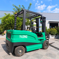 Chariot élévateur électrique 2,5 tonnes avec poutre de charge renforcée, chariot élévateur pour les opérations de manutention de marchandises en vrac en entrepôt intérieur
