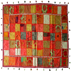 Patchwork Beaded Bohemian <b>Tapestries</b> - Product Image 1