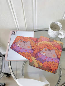 Étui à rabat antichoc et résistant à la saleté en TPU+PC <span class=keywords><strong>avec</strong></span> motif feuille d'érable et béquille rotative à 360° pour <span class=keywords><strong>iPad</strong></span> 11 2025 A16 <span class=keywords><strong>avec</strong></span> <span class=keywords><strong>stylet</strong></span> - Product Image 1