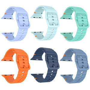 Correa de Reloj Deportiva de Silicona con Patrón Ondulado para <span class=keywords><strong>Watch</strong></span> Ultra9876543210 Generation <span class=keywords><strong>SE</strong></span> - Product Image 6
