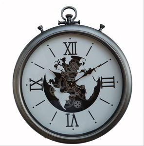 20.5 pollici Retro <span class=keywords><strong>orologio</strong></span> da <span class=keywords><strong>parete</strong></span> meccanico decorativo contemporaneo soggiorno <span class=keywords><strong>orologio</strong></span> da tasca <span class=keywords><strong>a</strong></span> <span class=keywords><strong>vista</strong></span> ingranaggi mobili per feste VIP - Product Image 5