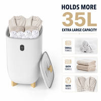 Calentador de Toallas de Gran Capacidad OEM ODM, 40L, para Baño y Spa, 2 Modos de Calentamiento, Temporizador Ajustable