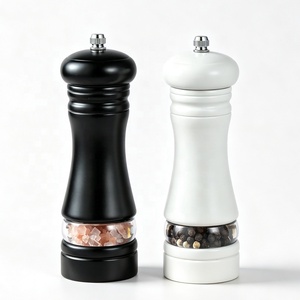 <span class=keywords><strong>Moulin</strong></span> à épices manuel en bois avec mouvement à manivelle et cœur en céramique réglable, pour sel et <span class=keywords><strong>poivre</strong></span>, pour la cuisine domestique, en boîte - Product Image 1