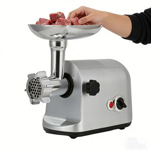Hachoir à viande électrique <span class=keywords><strong>professionnel</strong></span> à 3 lames, moteur en cuivre 800W, haute efficacité, logo personnalisé, directement de l'usine, pour usage <span class=keywords><strong>professionnel</strong></span> de saucisses - Product Image 2