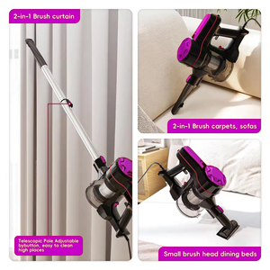 Aspirateur à fil avec cordon, 500W de puissance, bac à poussière XL, 15KPA, parfait pour ramasser les poils d'animaux, se transforme en aspirateur manuel 3 en 1 - Product Image 5