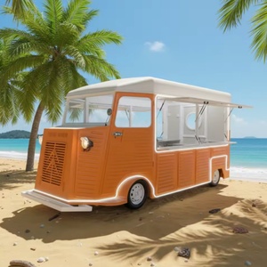 Camion de restauration mobile en aluminium personnalisé pas cher, entièrement équipé pour la vente de glaces, pizzas, barbecues, fast-food et snacks. - Product Image 2