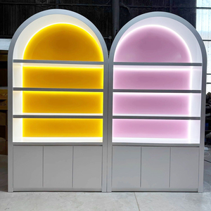 Tùy chỉnh chăm sóc da Rack hiển thị mỹ phẩm Tủ Beauty Salon hiển thị đứng mỹ phẩm hiển thị tủ - Product Image 2