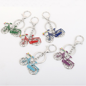 Llavero de Metal creativo de aleación de Zinc para bicicleta, llavero de dibujos animados, regalos de negocios impresos compensados para hombres y mujeres - Product Image 2