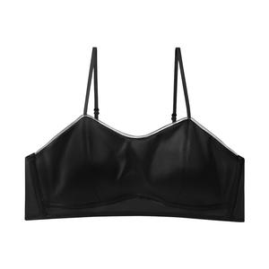 Bralettes scollo a V imbottito <span class=keywords><strong>senza</strong></span> <span class=keywords><strong>ferretto</strong></span> Bustier canotta da Yoga da donna in pizzo 100% <span class=keywords><strong>reggiseno</strong></span> in Lingerie di seta - Product Image 3