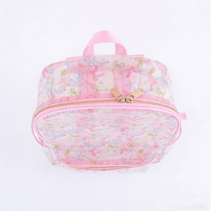 Customize Print <strong>Heavy</strong> <strong>Duty</strong> See Through Clear Bag Bag Kids Book Bag Metal Zipper Park Transparent Back Pack Women's <strong>Backpack</strong> - Product Image 5