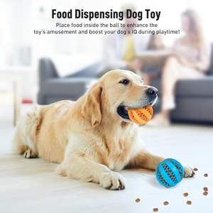 Wholesale Eco-Friendly Rubber Durable Teeth Cleaning Pet Ball <b>Dog</b> <b>Interactive</b> Chew <b>Toy</b> <b>for</b> Aggressive Chewers - Product Image 2