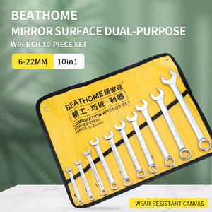 Manufacturer's Dual-Use Plum Blossom <strong>Opening</strong> Combination <strong>Wrench</strong> <strong>Set</strong> 8 10 14 Pieces with Metric System OEM Customizable - Product Image 2