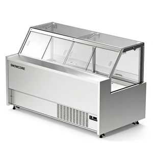Vitrina Refrigerada Ecológica para <span class=keywords><strong>Gelato</strong></span> y Congelador Integrado para Carne Fresca con Motor de Alta Eficiencia y Alta Productividad - Product Image 1