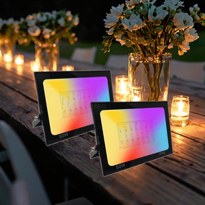 Faro LED RGB Wireless 2.4G con Controllo Remoto via App, 30W, per <span class=keywords><strong>Esterni</strong></span>, Antideflagrante IP66, Angolo di <span class=keywords><strong>Illuminazione</strong></span> 120°, Alta Resa Cromatica (CRI) - Product Image 6