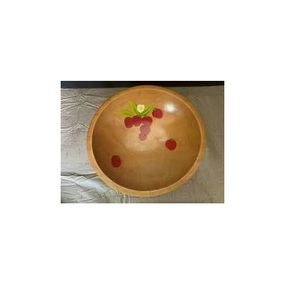 Hot Selling Custom Printed Acacia Wood Serving <b>Bowl</b> Wholesale Supplier New Design Hand Polished for Party - Product Image 5