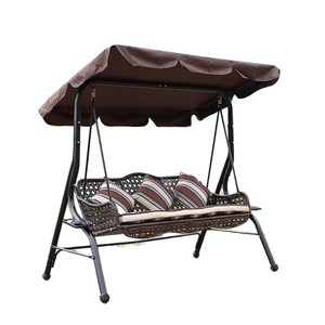 Fauteuil suspendu en métal pour l'extérieur, <span class=keywords><strong>hamac</strong></span> double 2 <span class=keywords><strong>places</strong></span>, coussin imperméable, minimalisme moderne, cour, jardin, salon - Product Image 5