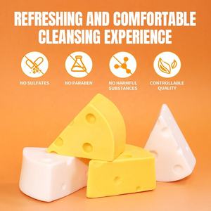Sapone Naturale Fatto a Mano Trasparente a Forma di Formaggio, Idratante per Viso e Corpo, con Glicerina per Tutti i Tipi di <span class=keywords><strong>Pelle</strong></span> - Product Image 6