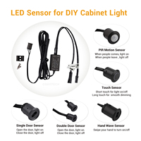 Détecteur de mouvement PIR infrarouge à micro-ondes pour bande LED 12V 24V DC 220V, interrupteur intérieur, capteur de mouvement PIR pour éclairage LED