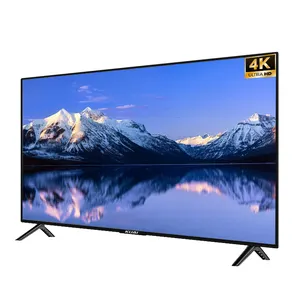 Çin fabrika toptan ucuz televizyonlar LED LCD Android TV 55 65 75 85 WiFi NTSC ile 100 inç (60 HZ) 4K akıllı TV 65 inç