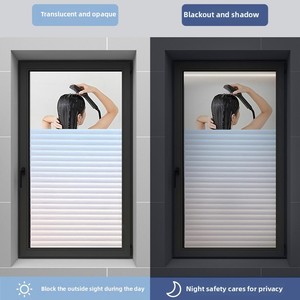 Rideau de <span class=keywords><strong>douche</strong></span> moderne de luxe anti-peeping, occultant complet, <span class=keywords><strong>pour</strong></span> salle de bain, fenêtre privée, verre dépoli opaque, transmettant la lumière - Product Image 2