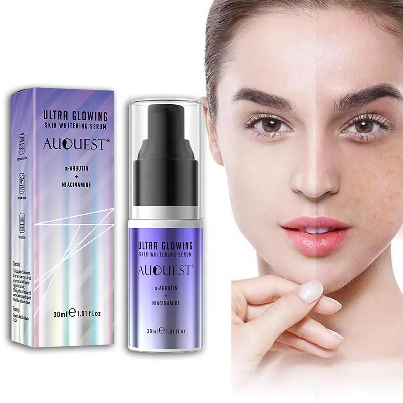 OEM Private Label Whitening Dark Spot Remover Serum Arbutin Hyaluronic Vitamin E Serum with Niacinamide