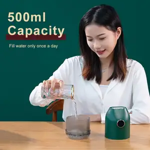 ใหม่แบบพกพา500มิลลิลิตรมินิสเปรย์คู่การออกแบบ H2O สเปรย์หมอกความชื้นกลิ่นหอมน้ำมันหอมระเหยกระจาย USB ความชื้นในอากาศสำหรับห้องพัก