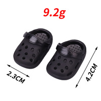 Chaussures trouées pour poupées Bubu, style Mini Crocs, semelles trouées, adaptées aux poupées en peluche de 10 cm, 15 cm et poupées Bubu de 17 cm