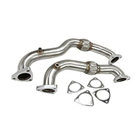 Gepolijst Up Leidingen Geen Egr Voor Ford 6.4L Powerstroke Diesel Heavy Duty 2008-2010 Uitlaatpijp
