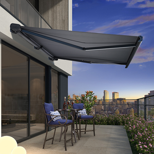 Auvent de porte rétractable en aluminium mural et auvent de fenêtre pare-soleil - Product Image 3