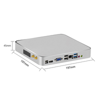 Openciaw Ai PC Core I5 4460T/6400T/i7 4600M Mini Pcs 8*USB 4/8GB RAM 128/256GB SSD HD and VGA Dual Display X86 Desktop Computer
