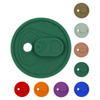Couvre-gobelets en silicone de haute qualité de 2,75 pouces/70 mm pour gobelets en verre de 16 oz et 20 oz, couvre-gobelets en silicone de qualité alimentaire