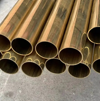 Venta al por Mayor Directa de Fábrica, Tubo de Latón Recubierto de Zinc de Alta Calidad, CuZn30 C26000 H70, Refuerzo de Hormigón, Decoración de Paredes y Pisos
