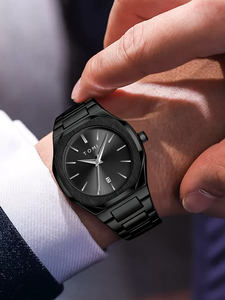 Montre à quartz pour homme TOMO T310, nouveau coffret cadeau tendance, boutons de manchette, bague, coffret cadeau tendance, montre en coffret cadeau pour homme, coffret cadeau simple - Product Image 4