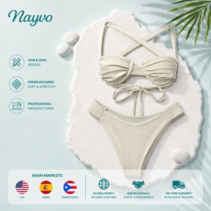 Bikinis personnalisés avec logo couleur, maillots de bain femme, tissu personnalisé fourni, service OEM de bikinis, maillots de bain, vêtements de bain - Product Image 4