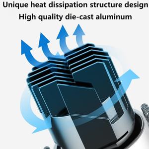 Ecolux 12W Downlight LED Ajustable Corps en aluminium <span class=keywords><strong>noir</strong></span> Cob <span class=keywords><strong>Spot</strong></span> 3500K IP20 Embedded Cob Spotlight Encastré Design - Product Image 5
