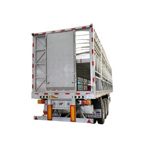 Nuevo Diseño de Semirremolque Eléctrico de 3 Ejes con Barandas para Ganado, Remolque para Transporte de Ganado - Product Image 6