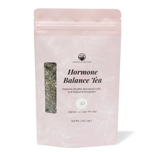 Tisane de ménopause mélangée pour l'équilibre hormonal et la régulation <span class=keywords><strong>du</strong></span> <span class=keywords><strong>cycle</strong></span> <span class=keywords><strong>menstruel</strong></span> Thé de feuilles de santé à la saveur en vrac - Product Image 1