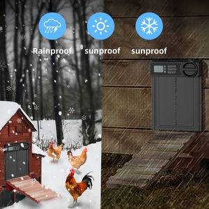 Puerta de gallinero automática de aleación de <span class=keywords><strong>aluminio</strong></span> inteligente Puerta de pollo automática de <span class=keywords><strong>aluminio</strong></span> - Product Image 5