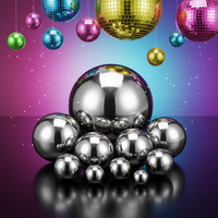 Ballon gonflable suspendu coloré, boule miroir décorative, sphère réfléchissante, certifié CE, taille personnalisable, style moderne et fantastique