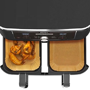 Ninja Foodi Dual Basket Liners 50-300PCS Disposable Rectangle <strong>Silicone</strong> Parchment Paper <strong>for</strong> <strong>Air</strong> <strong>Fryer</strong> Baking <strong>Dishes</strong> &amp; Pans - Product Image 2