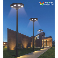 Éclairage de jardin LED à faible entretien, lampadaire solaire tout-en-un