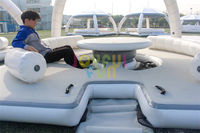 Plateforme gonflable Joyful Fun IFunage, tente flottante, île flottante marine, île de fête gonflable