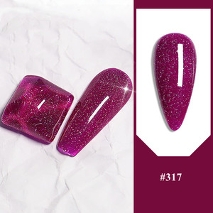 Nouvelle Collection <span class=keywords><strong>Printemps</strong></span> <span class=keywords><strong>2023</strong></span> : Vernis à Ongles Gel UV Rose Effet Disco Flash Verre Brisé - Product Image 6