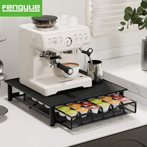 Organisateur de tiroir moderne pour dosettes de café, capacité 36 pièces, en métal, type sur pied, pour outils de nettoyage de vaisselle - Product Image 1