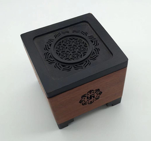 Factory Lư Hương Tre Mini Dụng Cụ Giữ Hương Cầm Tay Hộp Gỗ Chạm Khắc Rỗng Dụng Cụ Đốt Hương Gỗ Mới - Product Image 3