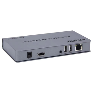 Extenseur <span class=keywords><strong>HDMI</strong></span> 4K OEM <span class=keywords><strong>120m</strong></span>, Extenseur KVM <span class=keywords><strong>HDMI</strong></span> <span class=keywords><strong>120m</strong></span> avec boucle IR en cascade pour adaptateur audio vidéo domestique - Product Image 4