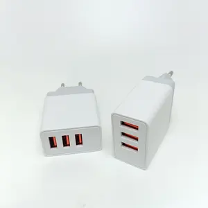 Carregador de parede adaptador 5V 2A 2 portas plug UE sobrecarga de carregamento para smartphones, jogos, laptops, sistema de segurança doméstica mais vendido