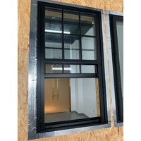 Ventanas Corredizas Verticales de Aluminio de Fabricante con Diseño de Rejillas Delgadas para Casas, Fáciles de Limpiar
